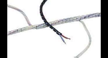 HellermannTyton 161-41102 SBPE4-PE-GY-30M Spiraalslang 5 tot 20 mm Grijs 30 m