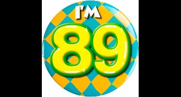 Paperdreams - Button - Klein -89 Jaar