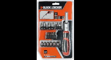 Bit set with screwdriver Black & Decker BDHT0-62130 29 Onderdelen