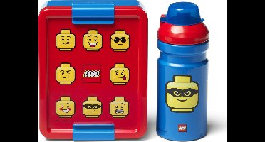 LEGO - Lunchset Iconic - Polypropyleen - Blauw