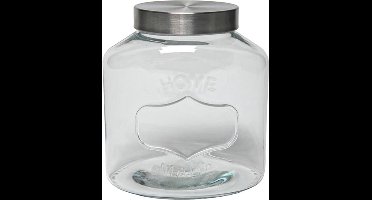 Voorraadpot glas HOMEMADE 17,5x12,5x20cm 2,5L