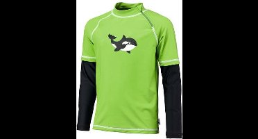 BECO-SEALIFE® Uv-shirt - Junior - Polyamide - Groen/zwart - Maat 140