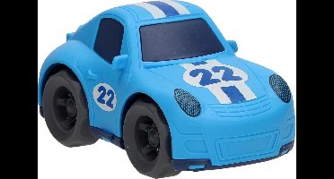 Mini Club Raceauto Pull-back Junior 14,5 Cm Blauw