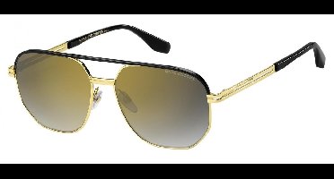 Marc Jacobs Zonnebril 469/s Heren Cat. 3 Vierkant Zwart/goud