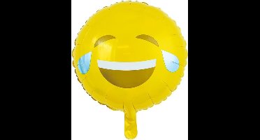 Wefiesta Folieballon Emoji Lach 46 Cm Geel