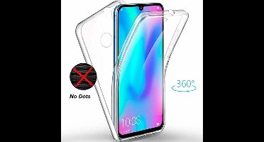 Ntech 360° Hoesje 2 in 1 Case -Hoesje Geschikt voor Huawei P Smart Plus 2019 Transparant