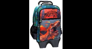 Jurassic World Rugzak Trolley T-Rex - 52 x 34 x 26 cm - Groen