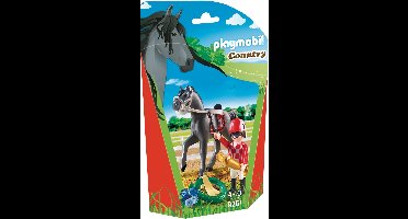 Jockey / Jockey avec cheval de course