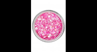 PXP pressed chunky glitter cream neon pink candy 10 ml