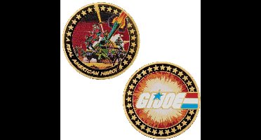 FaNaTtik G.I. Joe Collectable Coin A Real American Hero 60th Anniversary 24k Gold Plated Limited Edition Coins
