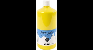 Acrylverf Primair Geel | Schoolverf | Gele Acrylic Verf | 500 ml | 1 stuk
