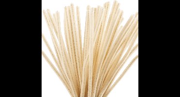 Creativ Company CC Chenilledraad Beige 6mm x 30 cm 50 stuk.