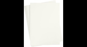 Ivoor Wit Papier 180 Grams - Stevig Ivoor Wit Papier - A2 Karton voor Knutselen En DIY - Ivoor Wit Karton 180g - Hobbykarton Ivoor Wit - A2 Ivoor Wit Papier 180 grams - Knutselpapier Ivoor Wit - Premium Papier 180 grams - 42 x 60 cm - A2 - 10 Vellen