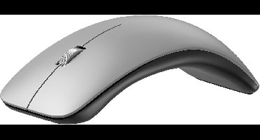 Ultradunne draadloze muis met magnetische bovenkant, ergonomisch ontwerp voor zakelijke laptops (zilver)