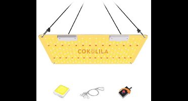 COKOLILA Full Spectrum 2000W LED Grow Lamp, Waterproof Plant Lamp, LED with 444 Pieces SMD LEDs, IR Grow Light for 8 x 7.5 m Indoor, Growing Seeds, Buds, Plants, Vegetables and Flowers