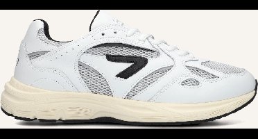 HUB Shift Sneakers Heren - Leren Sneaker - Wit - Maat 43