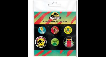 Jurassic Park Icons Badge Pack (6x)