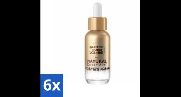 6 x Garnier - Ambre Solaire - Gezichtsdruppels - Natural Bronzer - Zelfbruinend - 30 ml - Zelfbruiner - Gezichtsdruppels - Natuurlijke Bruining - Bronzer - Hyaluronzuur