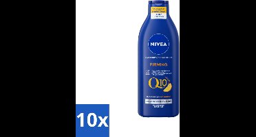 Nivea - Q10 - Verstevigende Bodylotion - Vitamine C - 48 uur Hydratatie - Voor Droge Huid - 400 ml - Bulkverpakking - 10 stuks