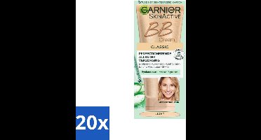 Garnier - SkinActive - BB Cream Classic Light - 5-in-1 Verzorging - 50 ml - Bulkverpakking - 20 stuks