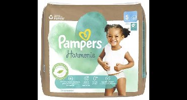 Pampers Harmonie Luiers Maat 5 | 11-16 kg | 31 Stuks | Zachte Bescherming | Zonder Parfum of Lotion | Duurzame Papieren Verpakking