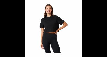 T-Shirt Björn Borg Women Studio Oversized Cropped Black Beauty-XS