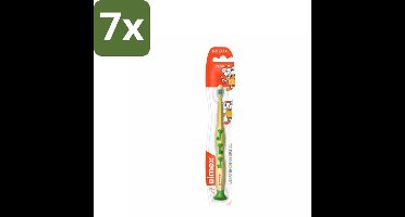 Elmex - Tandenborstel - Leertandenborstel Zacht (0-3 jaar) - Peuterverzorging - 1 tandenborstel - Bulkverpakking - 7 stuks