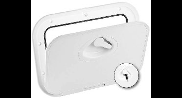 Nuova Rade Middellijnluik Met Slot 278x378 Mm Wit