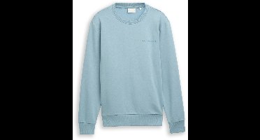 Tom Tailor - Sweatshirt met ronde hals - Maat XL - tourmaline