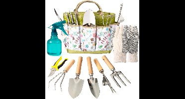 Unyqoos® Negen Delige Tuingereedschap Set voor Efficiënt en Comfortabel Tuinieren