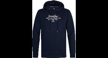 Petrol Industries - Heren Artwork Hoodie Repair - Blauw - Maat S