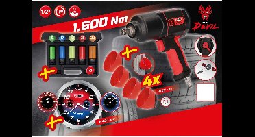 KS TOOLS Banden/wielen actiepakket The Devil 11 stuks - 515.1205