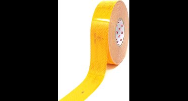 Contourmarkering Reflexfolie Geel - 1 Meter