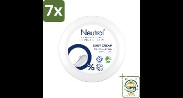 7 x Neutral Bodycrème Parfumvrije 250 ml - Grootverpakking - Gevoelige Huid - Parfumvrij - 0% Kleurstof - Huidverzorging - Bodycrème