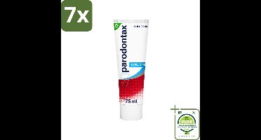 7 x Parodontax - Tandpasta - Fluoride Vrij - 75ml - Grootverpakking - Tandpasta Fluoridevrij - Tandvleesproblemen - Natuurlijke Mondverzorging - Vegan Tandpasta - Tandplak Verwijderen