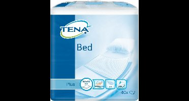TENA Bed Onderlegger Plus 60 x 60 cm - 4 x 40 stuks - Voordeelverpakking