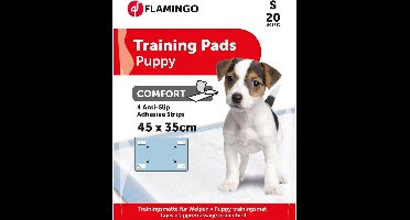 Flamingo Puppy Trainingsmat Comfort - Wit - 45 x 35 cm - 20 stuks
