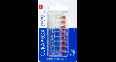 3x Curaprox Interdentale Rager Prime Navulling CPS 07 Rood 2,5mm 8 stuks