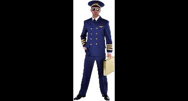 Magic Design Pilotenpak Heren Polyester Blauw Maat Xl