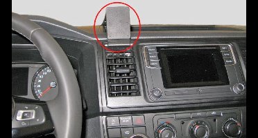 Brodit ProClip houder geschikt voor Volkswagen T6/ Pickup / Caravelle 2016 - Center mount