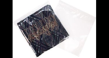 Gripzakken met Ophanggat 33x33cm50 Micron (100 stuks) | gripzak