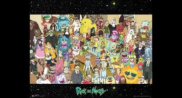 GBeye Poster - Rick And Morty Cast - 50 X 40 Cm - Multicolor