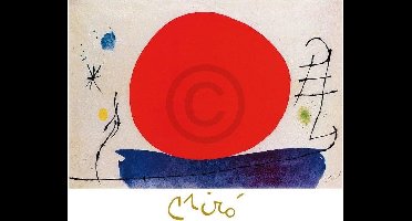 Kunstdruk Joan Miro - Senzo titolo, 1967 80x60cm
