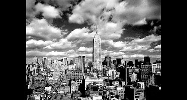 Kunstdruk Henri Silberman - Sky over Manhatten 80x60cm