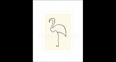 Kunstdruk Pablo Picasso - Le flamand rose 50x60cm
