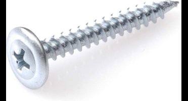 Dak & Gevel - Montageschroef zelftappend - Phillips2 - 4,2 x 13mm - Verzinkt - Voldraad (200 stuks)