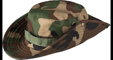Boland - Hoed Camouflage - 59 - Volwassenen - Unisex - Militairen en Leger