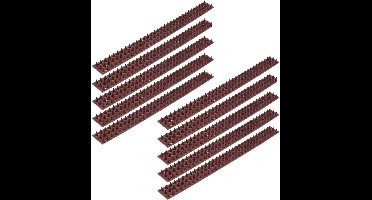 30x Antiklimstrip tegen inbraak / katten / vogels - 50 x 4,5 x 1,7 cm - 15 meter - Vogelpinnen / kattenpinnen - Hekpunten