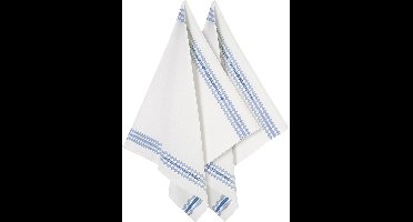De Witte Lietaer Theedoek Dish, Blauw - 2 stuks - 65 x 70 cm - Katoen/Linnen