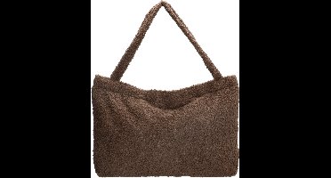Beagles Navarra Shopper Schoudertas Mommy Tas Verzorgingstas Teddy Soft Trendy Tas - Tote Bag - Dames Tas - Donkertaupe